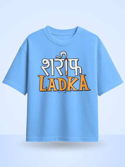Sharif Ladka Front Printed Oversized T-Shirt