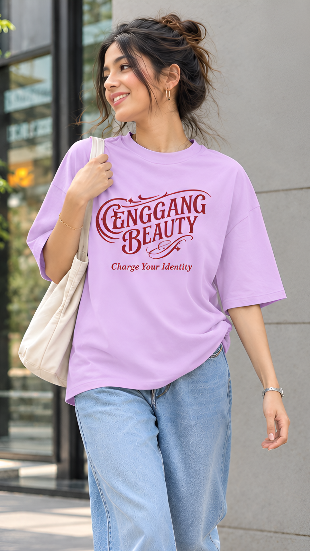 Enggang Beauty - Charge Your Identity Design: Bold front print featuring signature detailing Enggang Beauty - Charge Your Identity
